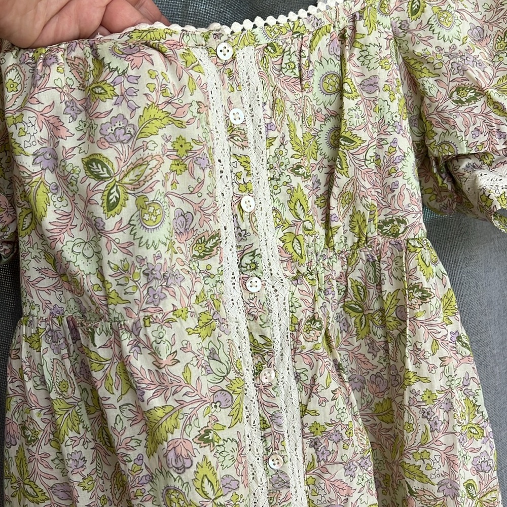 ANTHRO LOVE THE LABEL Josepha Babydoll dress M - Picture 8 of 17